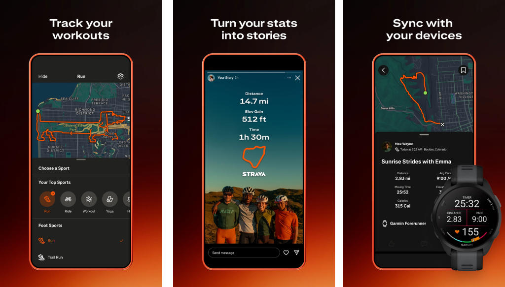 اپلیکیشن Strava: Run, Bike, Hike از شرکت Strava Inc