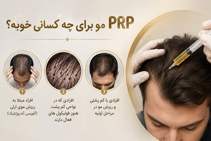 PRP مو برای چه کسانی خوبه؟