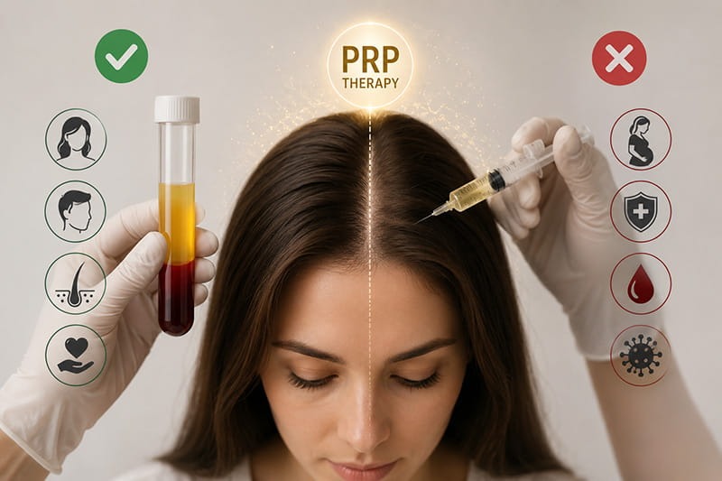 پی آر پی مو برای چه کسانی خوبه و چه کسانی نباید PRP انجام دهند؟
