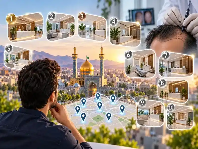 10 تا از بهترین کلینیک های کاشت مو در مشهد