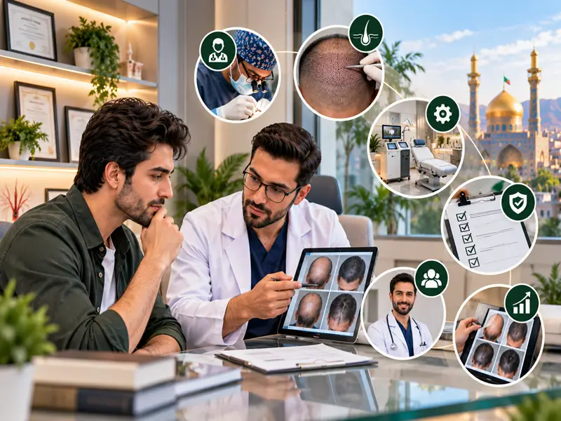 در انتخاب بهترین کلینیک های کاشت مو در شهر مشهد به چه مواردی توجه کنیم؟