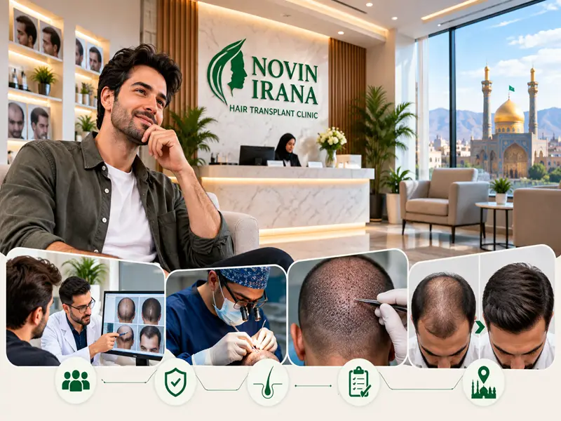 کلینیک تخصصی کاشت مو نوین ایرانا مشهد